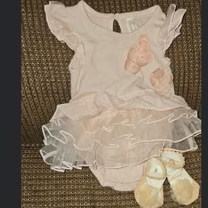 Adorable Pink Baby Dress with Ruffles